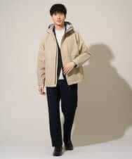 KHJGD76119 a.v.v MEN(アー・ヴェ・ヴェ) 【イージーケア/洗濯機で洗える/吸水速乾/毛玉になりにくい】シアサッカースマートジャケット ブラック