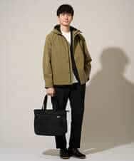 KHJGD76119 a.v.v MEN(アー・ヴェ・ヴェ) 【イージーケア/洗濯機で洗える/吸水速乾/毛玉になりにくい】シアサッカースマートジャケット ブラック