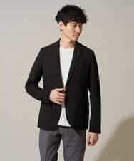 KHJGD76119 a.v.v MEN(アー・ヴェ・ヴェ) 【イージーケア/洗濯機で洗える/吸水速乾/毛玉になりにくい】シアサッカースマートジャケット ブラック