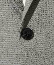 KHJGD76119 a.v.v MEN(アー・ヴェ・ヴェ) 【イージーケア/洗濯機で洗える/吸水速乾/毛玉になりにくい】シアサッカースマートジャケット ブラック