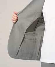 KHJGD76119 a.v.v MEN(アー・ヴェ・ヴェ) 【イージーケア/洗濯機で洗える/吸水速乾/毛玉になりにくい】シアサッカースマートジャケット ブラック