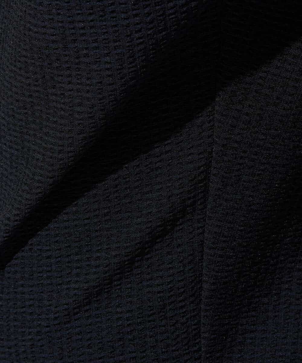 KHJGD76119 a.v.v MEN(アー・ヴェ・ヴェ) 【イージーケア/洗濯機で洗える/吸水速乾/毛玉になりにくい】シアサッカースマートジャケット ブラック