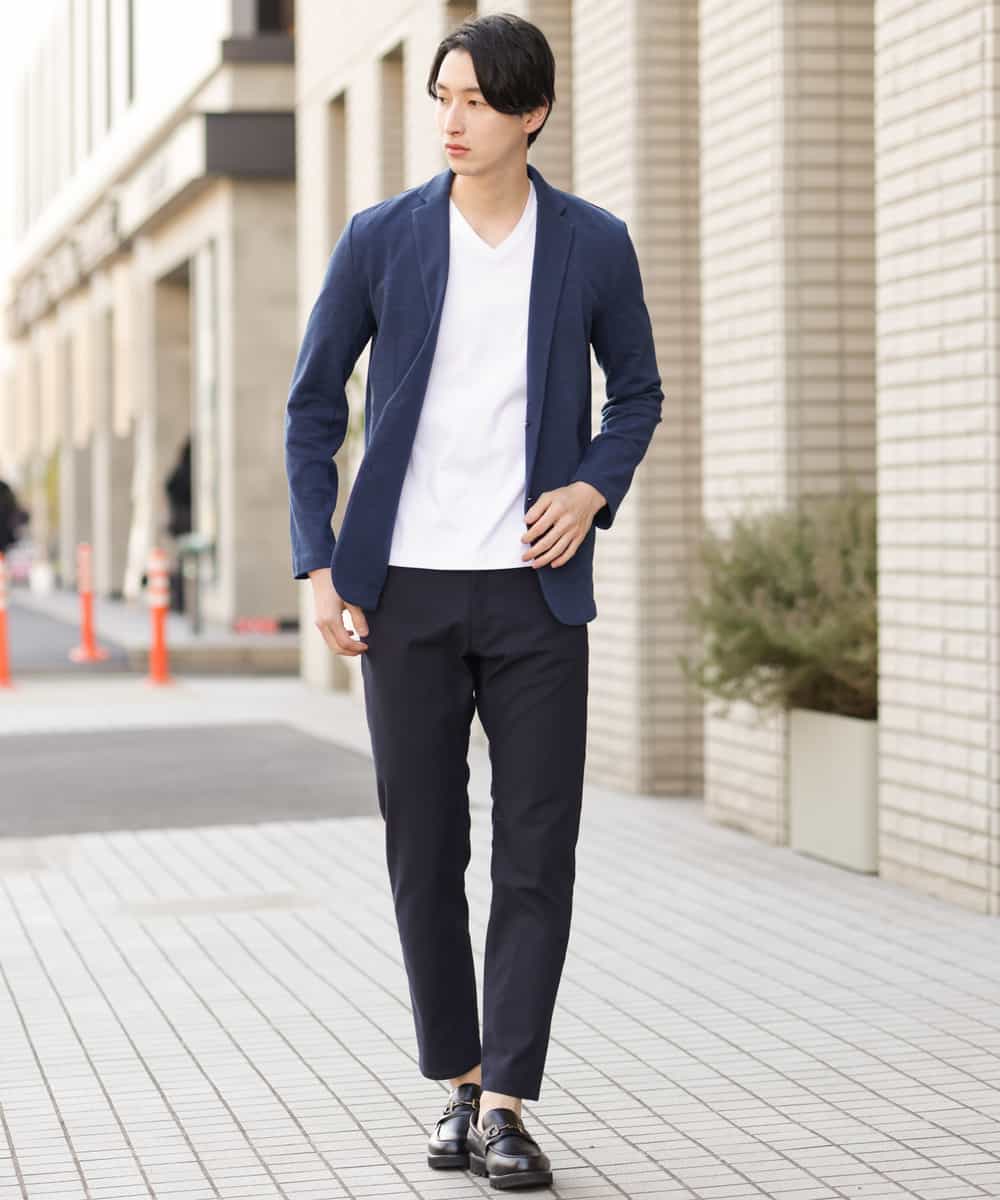 イージーケア 洗濯機で洗える ストレッチ スラブカノコジャージーテーラードジャケット Web限定サイズ テーラードジャケット A V V Men アー ヴェ ヴェ イトキンオンラインストア