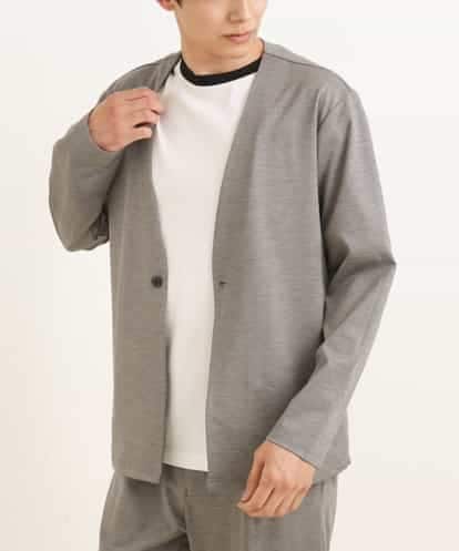 KHJGP51079 a.v.v MEN リラックススーツノーカラージャケット(セットアップ対応)
