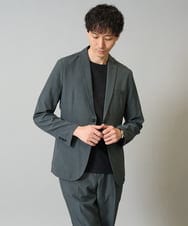 KHJHA79119 a.v.v MEN(アー・ヴェ・ヴェ) 【イージーケア/接触冷感】リライトテーラードジャケット【吸水速乾/UVカット/ストレッチ】 ネイビー