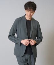 KHJHA79119 a.v.v MEN(アー・ヴェ・ヴェ) 【イージーケア/接触冷感】リライトテーラードジャケット【吸水速乾/UVカット/ストレッチ】 ダークグレー