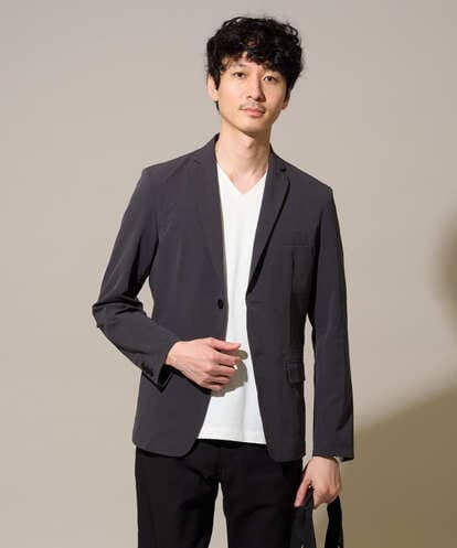 KHJHD75129 a.v.v MEN 【接触冷感/洗濯機で洗える/遮熱/毛玉・シワになりにくい/イージーケア/ストレッチ】ドットストレッチスマートジャケット