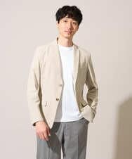 KHJHD75129 a.v.v MEN(アー・ヴェ・ヴェ) 【接触冷感/洗濯機で洗える/遮熱/毛玉・シワになりにくい/イージーケア/ストレッチ】ドットストレッチスマートジャケット ダークグレー