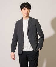 KHJHD75129 a.v.v MEN(アー・ヴェ・ヴェ) 【接触冷感/洗濯機で洗える/遮熱/毛玉・シワになりにくい/イージーケア/ストレッチ】ドットストレッチスマートジャケット ダークグレー
