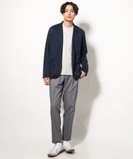 KHJHV53089 a.v.v MEN(アー・ヴェ・ヴェ) 【洗える/接触冷感】ブライト天竺サマージャケット【吸水速乾/UVカット】 グレー