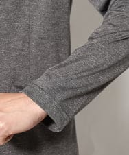 KHJHV53089 a.v.v MEN(アー・ヴェ・ヴェ) 【洗える/接触冷感】ブライト天竺サマージャケット【吸水速乾/UVカット】 グレー