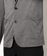 KHJHV53089 a.v.v MEN(アー・ヴェ・ヴェ) 【洗える/接触冷感】ブライト天竺サマージャケット【吸水速乾/UVカット】 グレー