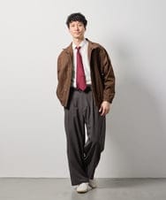 KHJJD10139 a.v.v MEN(アー・ヴェ・ヴェ) ＼休日も仕事も使える／12OZデニムジャケット【洗濯機で洗える】 ブラック