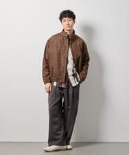 KHJJD10139 a.v.v MEN(アー・ヴェ・ヴェ) ＼休日も仕事も使える／12OZデニムジャケット【洗濯機で洗える】 ブラック