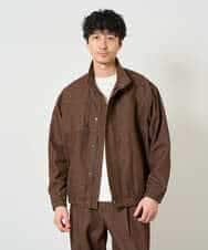 KHJJD10139 a.v.v MEN(アー・ヴェ・ヴェ) 【洗濯機で洗える】12OZデニムジャケット ブラウン