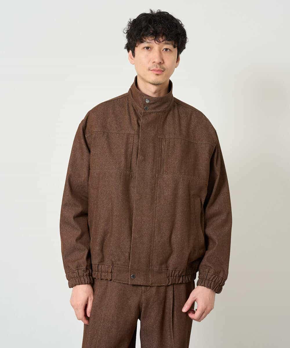 KHJJD10139 a.v.v MEN(アー・ヴェ・ヴェ) 【洗濯機で洗える】12OZデニムジャケット ブラック
