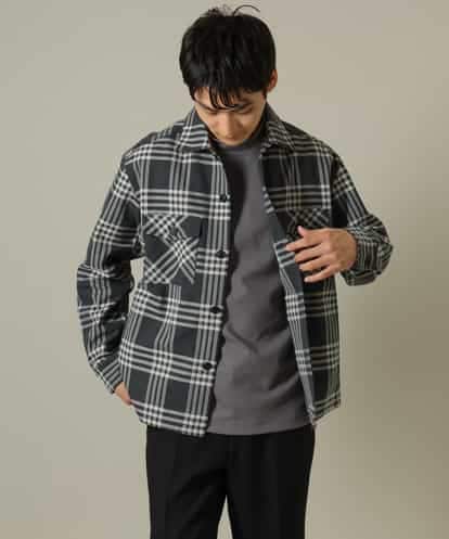 KHJJV08069 a.v.v MEN 【洗濯機で洗える】チェック柄ＣＰＯワイドジャケット