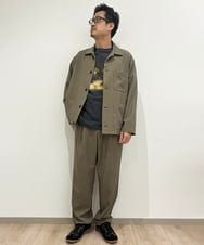 KHJJV09069 a.v.v MEN(アー・ヴェ・ヴェ) カバーオール ジャケット(セットアップ可)リライトシリーズ2 モカブラウン