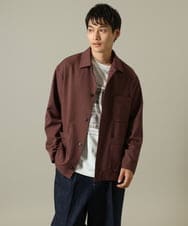 KHJJV09069 a.v.v MEN(アー・ヴェ・ヴェ) カバーオール ジャケット(セットアップ可)リライトシリーズ2 モカブラウン