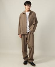KHJJV09069 a.v.v MEN(アー・ヴェ・ヴェ) カバーオール ジャケット(セットアップ可)リライトシリーズ2 モカブラウン