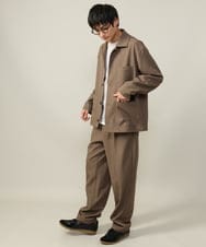 KHJJV09069 a.v.v MEN(アー・ヴェ・ヴェ) カバーオール ジャケット(セットアップ可)リライトシリーズ2 モカブラウン