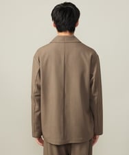KHJJV09069 a.v.v MEN(アー・ヴェ・ヴェ) カバーオール ジャケット(セットアップ可)リライトシリーズ2 モカブラウン