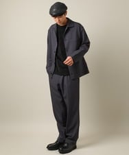 KHJJV09069 a.v.v MEN(アー・ヴェ・ヴェ) カバーオール ジャケット(セットアップ可)リライトシリーズ2 モカブラウン