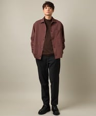 KHJJV09069 a.v.v MEN(アー・ヴェ・ヴェ) カバーオール ジャケット(セットアップ可)リライトシリーズ2 モカブラウン