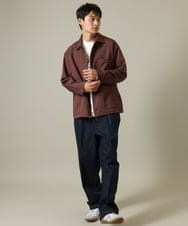 KHJJV09069 a.v.v MEN(アー・ヴェ・ヴェ) カバーオール ジャケット(セットアップ可)リライトシリーズ2 モカブラウン