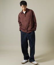 KHJJV09069 a.v.v MEN(アー・ヴェ・ヴェ) カバーオール ジャケット(セットアップ可)リライトシリーズ2 モカブラウン