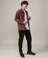 KHJJV09069 a.v.v MEN(アー・ヴェ・ヴェ) カバーオール ジャケット(セットアップ可)リライトシリーズ2 モカブラウン