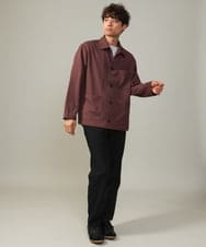 KHJJV09069 a.v.v MEN(アー・ヴェ・ヴェ) カバーオール ジャケット(セットアップ可)リライトシリーズ2 モカブラウン