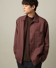 KHJJV09069 a.v.v MEN(アー・ヴェ・ヴェ) カバーオール ジャケット(セットアップ可)リライトシリーズ2 バーガンディー