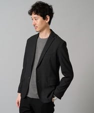 KHJKA05119 a.v.v MEN(アー・ヴェ・ヴェ) 【雑誌MonoMax11月号掲載】デニムライクストレッチスマートジャケット【イージーケア/洗濯機で洗える】〈ON/OFF SERIES〉 ダークグレー