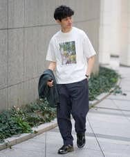 KHJKA11099 a.v.v MEN(アー・ヴェ・ヴェ) 春の行楽におすすめ！フェイクスエードライトリブブルゾン【イージーケア/ストレッチ/洗濯機で洗える】 ダークグレー