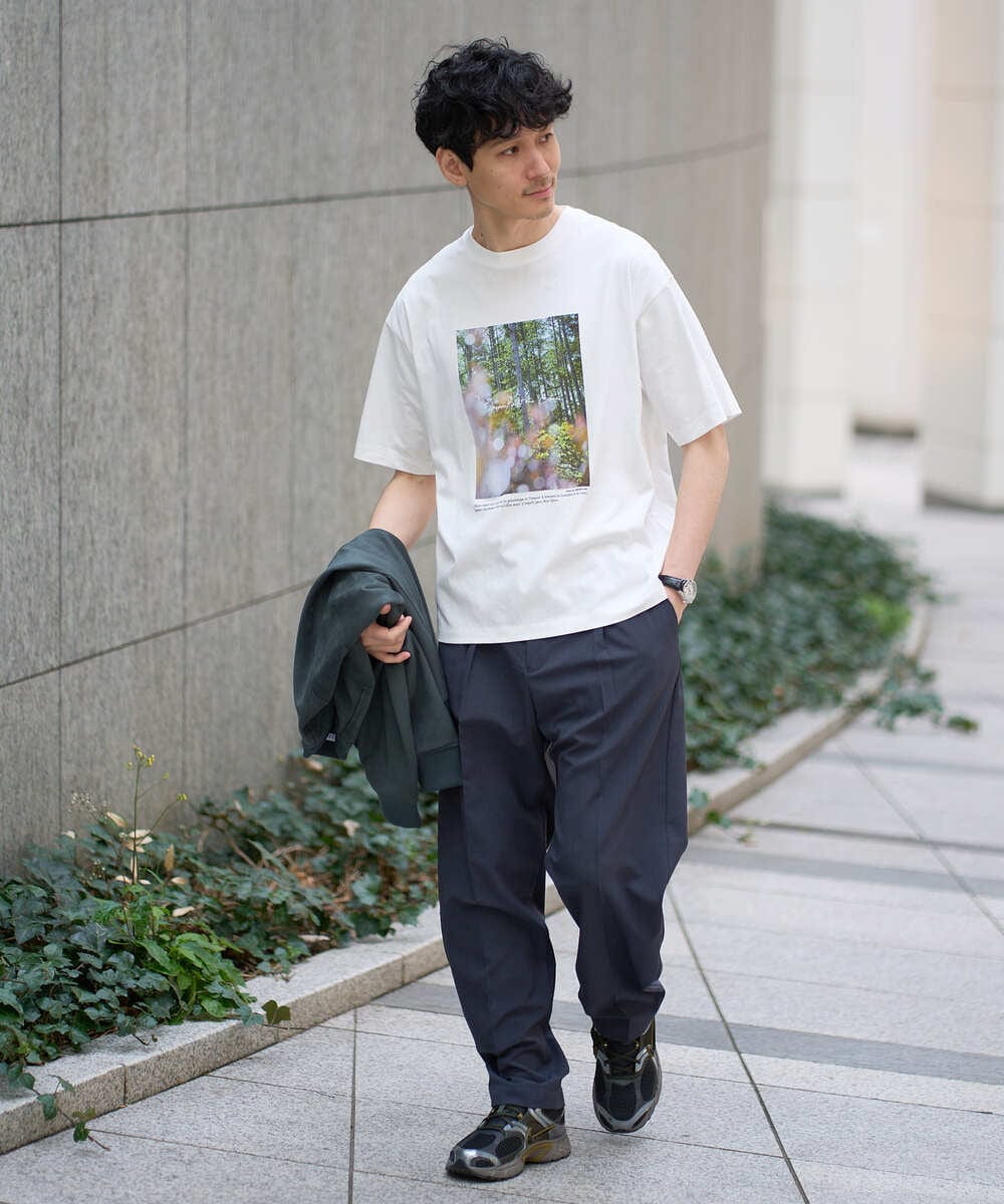 KHJKA11099 a.v.v MEN(アー・ヴェ・ヴェ) 春の行楽におすすめ！フェイクスエードライトリブブルゾン【イージーケア/ストレッチ/洗濯機で洗える】 ダークグレー