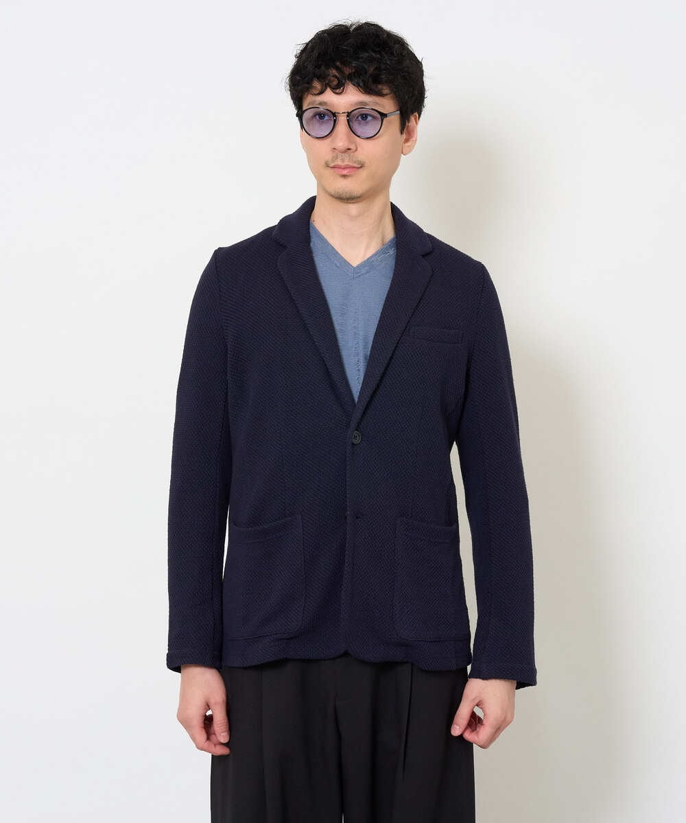 アルゴンキン　紺色ジャケット Weather proofed Leather】レザーアビエータージャケット(ブルゾン