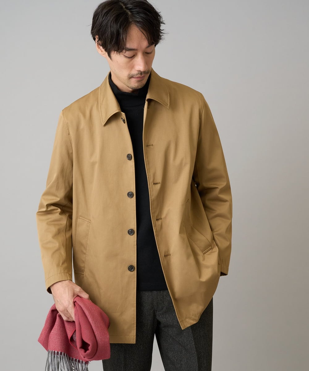 KHJKA18119 a.v.v MEN 【撥水/毛玉になりにくい】ステンカラーコート