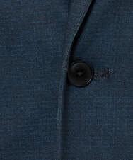 KHJKA19119 a.v.v MEN(アー・ヴェ・ヴェ) <季節を繋ぐ通勤ジャケット>　メランジポンチテーラードジャケット【イージーケア/ストレッチ/洗濯機で洗える】 ダークグレー