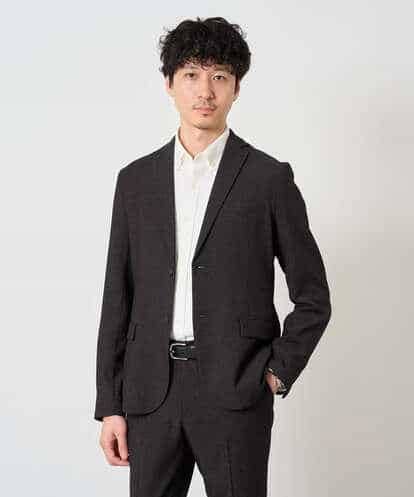 KHJKD05119 a.v.v MEN 【シェイプジャケット/イージーケア/洗濯機で洗える/ストレッチ】デニムライクストレッチスマートジャケット