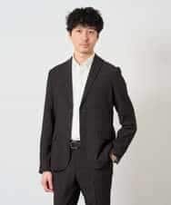 KHJKD05119 a.v.v MEN(アー・ヴェ・ヴェ) 【シェイプジャケット/イージーケア/洗濯機で洗える/ストレッチ】デニムライクストレッチスマートジャケット ダークグレー