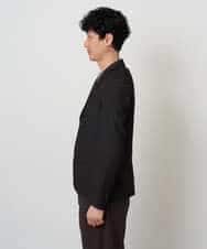 KHJKD05119 a.v.v MEN(アー・ヴェ・ヴェ) 【シェイプジャケット/イージーケア/洗濯機で洗える/ストレッチ】デニムライクストレッチスマートジャケット ダークグレー