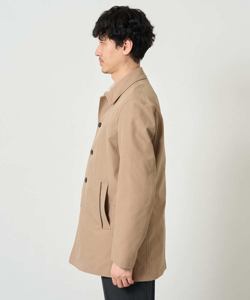 KHJKD18139 a.v.v MEN(アー・ヴェ・ヴェ) ＼WEB限定予約／ツイルストレッチステンカラージャケット【撥水/毛玉になりにくい】 ベージュ