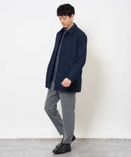 KHJKD18139 a.v.v MEN(アー・ヴェ・ヴェ) ＼WEB限定アイテム／ツイルストレッチステンカラージャケット【撥水/毛玉になりにくい】 ベージュ