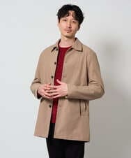 KHJKD18139 a.v.v MEN(アー・ヴェ・ヴェ) ＼WEB限定アイテム／ツイルストレッチステンカラージャケット【撥水/毛玉になりにくい】 ベージュ