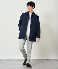 KHJKD18139 a.v.v MEN(アー・ヴェ・ヴェ) ＼WEB限定予約／ツイルストレッチステンカラージャケット【撥水/毛玉になりにくい】 ベージュ