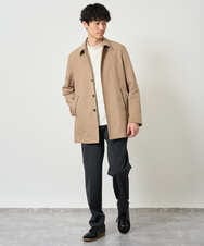 KHJKD18139 a.v.v MEN(アー・ヴェ・ヴェ) ＼WEB限定予約／ツイルストレッチステンカラージャケット【撥水/毛玉になりにくい】 ベージュ