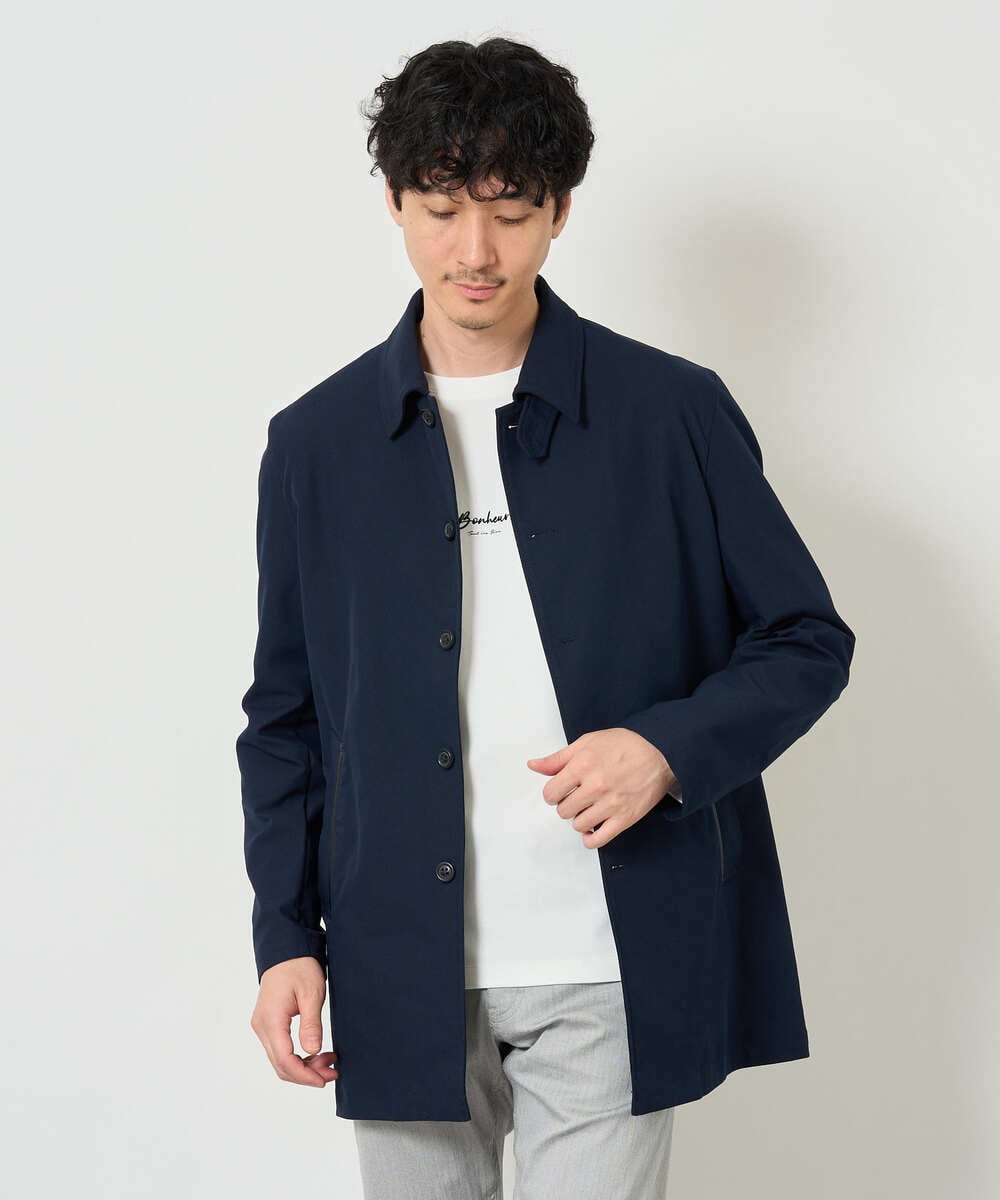 KHJKD18139 a.v.v MEN(アー・ヴェ・ヴェ) ＼WEB限定予約／ツイルストレッチステンカラージャケット【撥水/毛玉になりにくい】 ベージュ