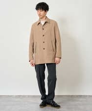 KHJKD18139 a.v.v MEN(アー・ヴェ・ヴェ) ＼WEB限定予約／ツイルストレッチステンカラージャケット【撥水/毛玉になりにくい】 ベージュ