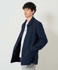 KHJKD18139 a.v.v MEN(アー・ヴェ・ヴェ) ＼WEB限定予約／ツイルストレッチステンカラージャケット【撥水/毛玉になりにくい】 ベージュ